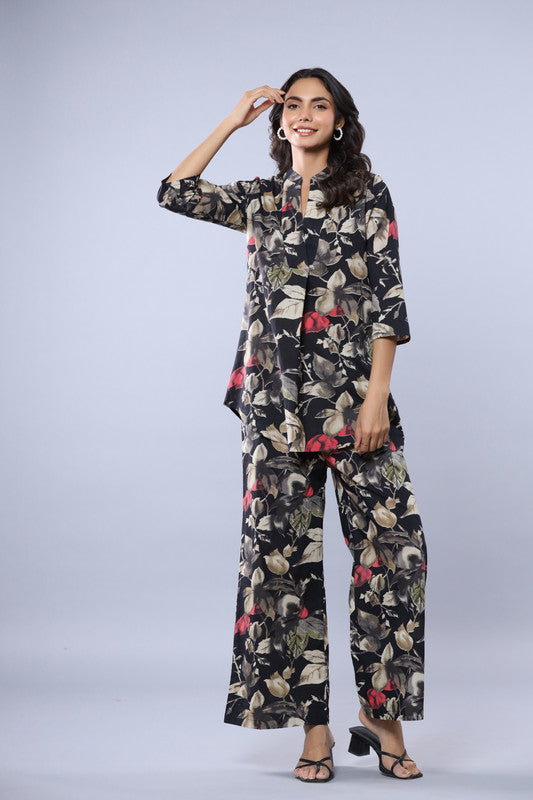 Autumn Whisper Cotton Printed Co-ord Set