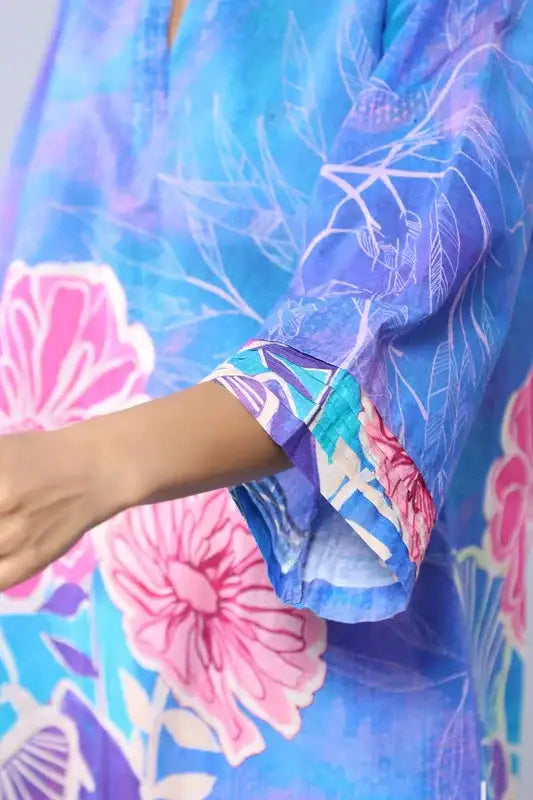 Lavender Garden Cotton Top