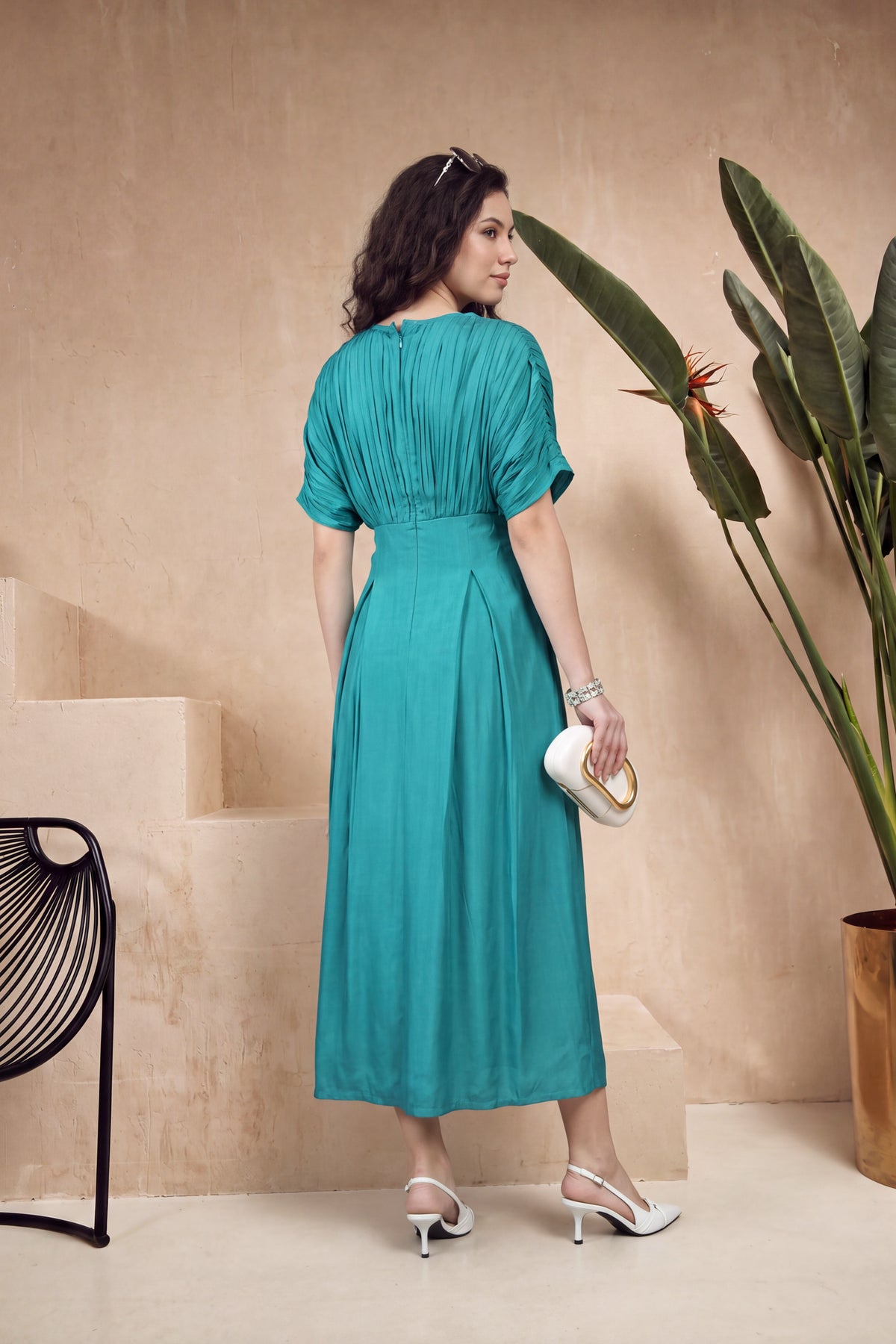 Ocean Breeze Russian Silk Dress