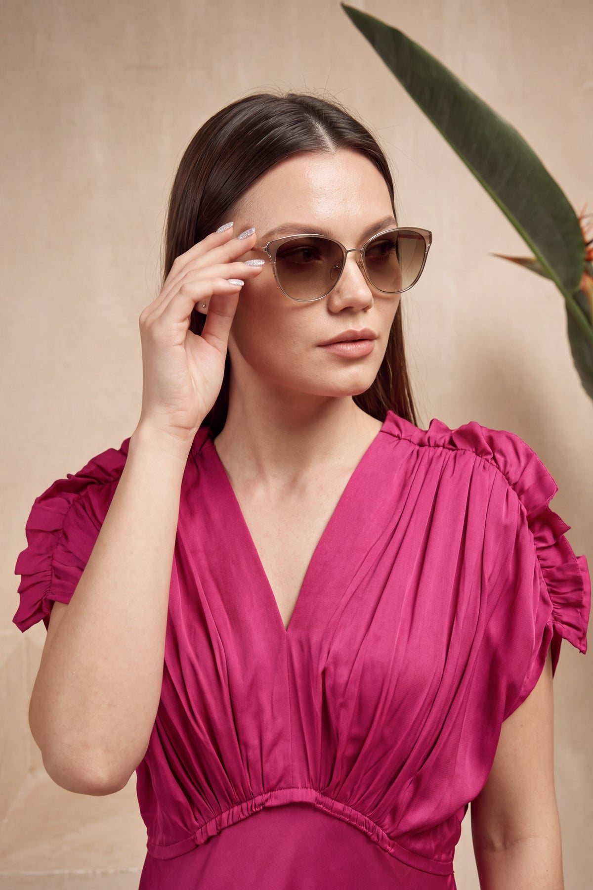 Scarlet Sangria Russian Silk Dress