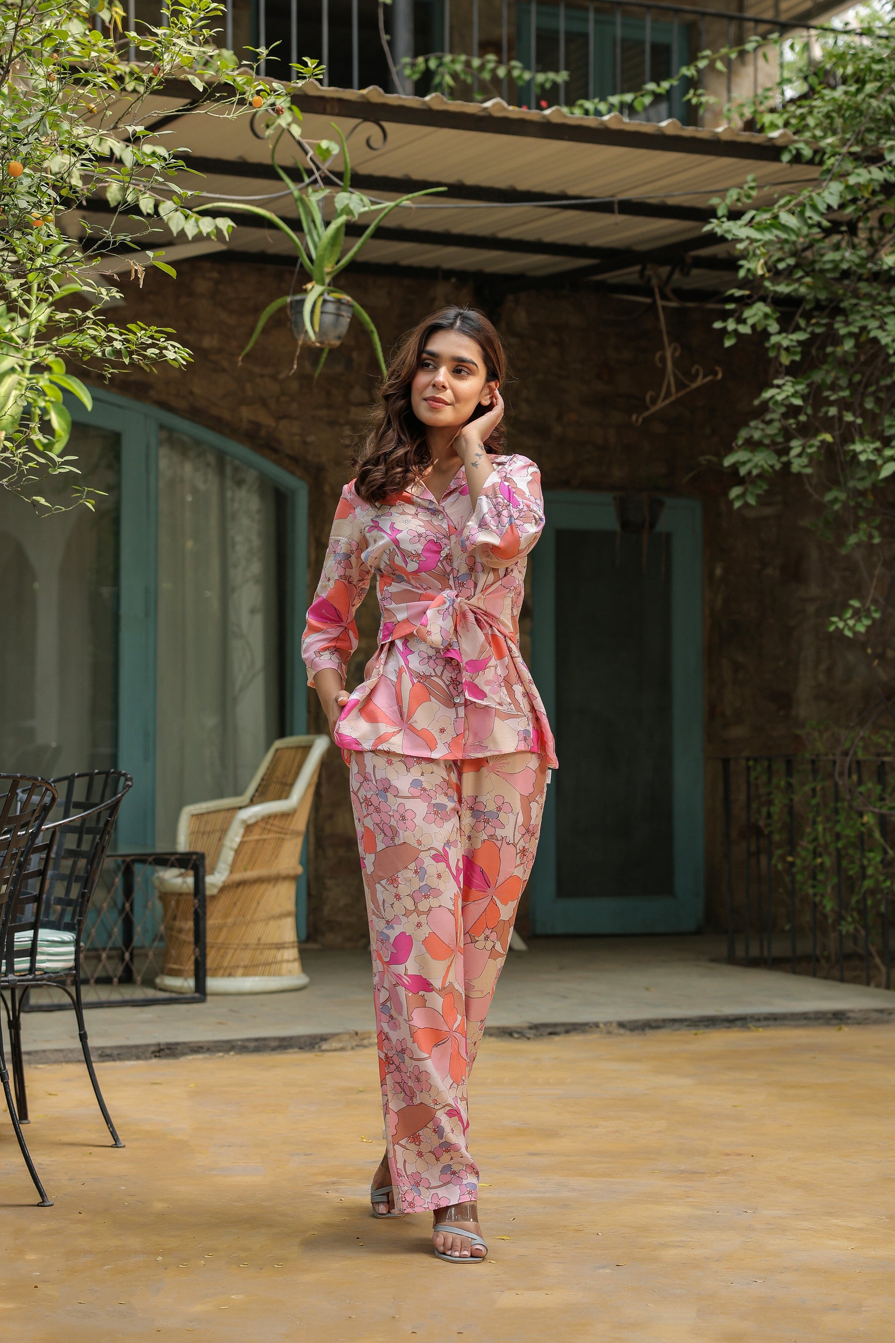 Bubblegum Palette Russian Silk Co-ord Set