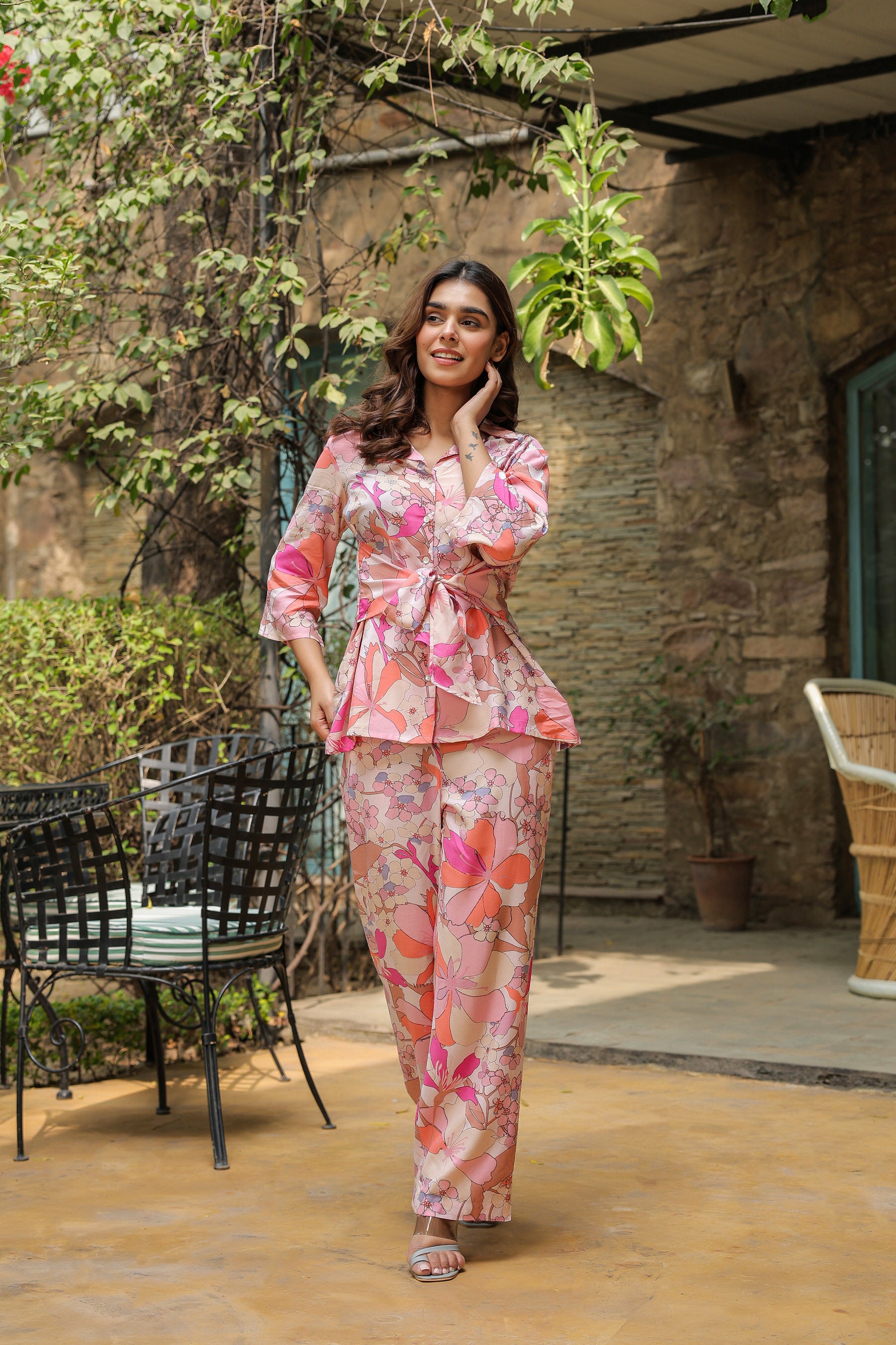 Bubblegum Palette Russian Silk Co-ord Set