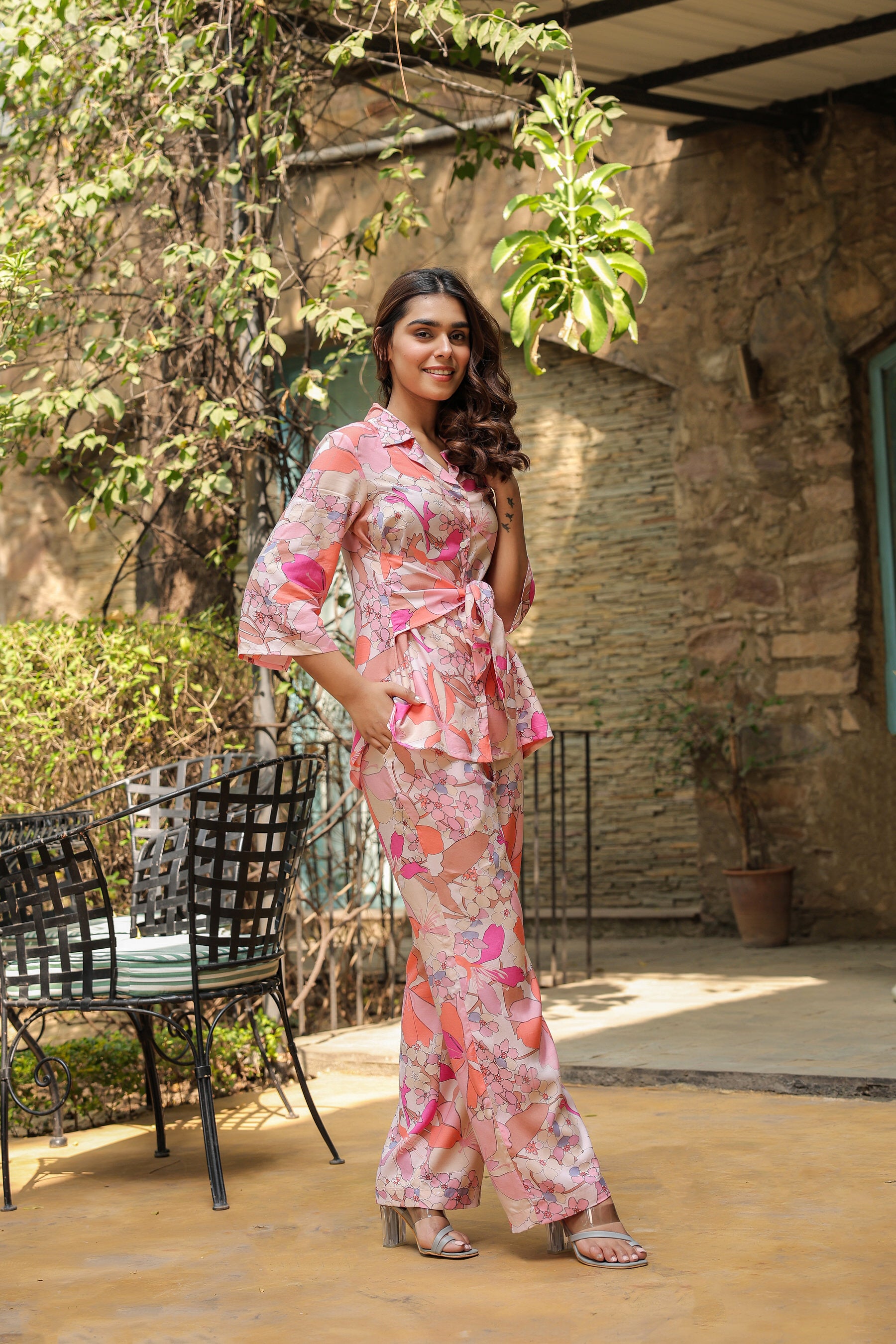 Bubblegum Palette Russian Silk Co-ord Set