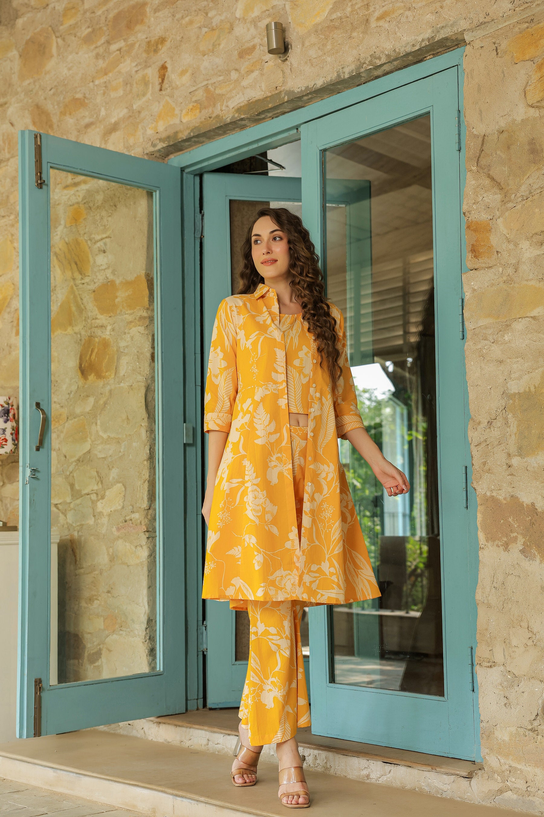 Honeybee Harmony Three Piece Cotton Co-ord Set