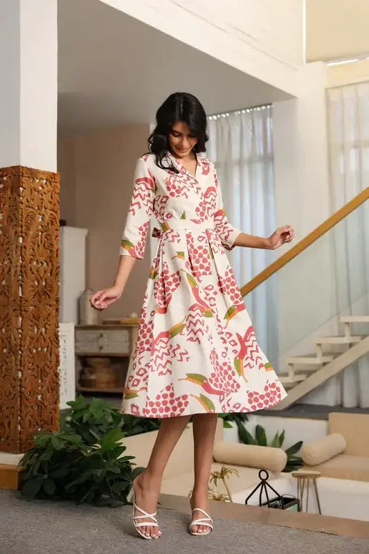 Mosaic Savanna Safari Cotton Flex Dress