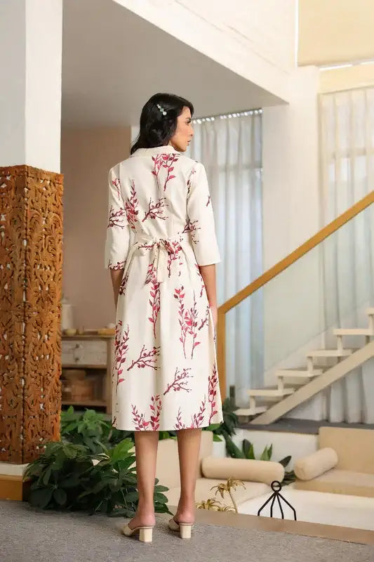Ivory Ember Savanna Safari Cotton Flex Dress