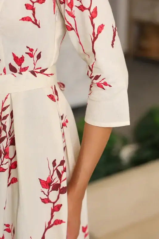 Ivory Ember Savanna Safari Cotton Flex Dress