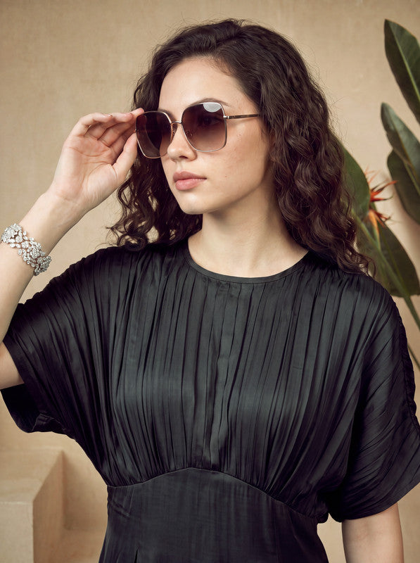 Midnight Grace Russian Silk Dress