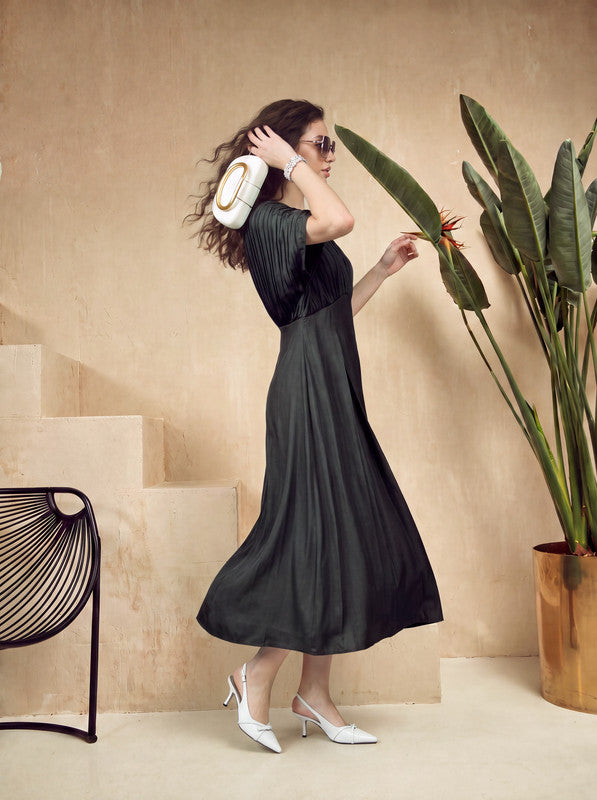 Midnight Grace Russian Silk Dress