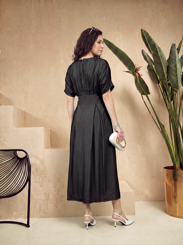 Midnight Grace Russian Silk Dress