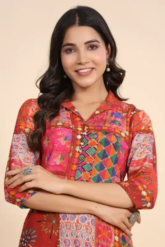 Colorplay Harmony Russian Silk Co-ord Set