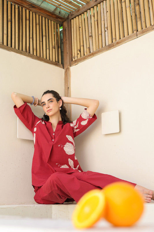Rosewood Cotton Co-ord Set