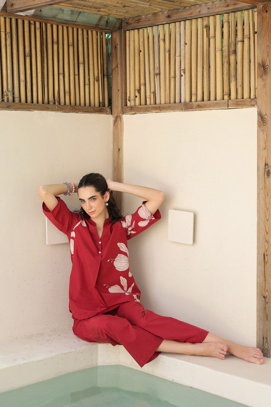 Rosewood Cotton Co-ord Set