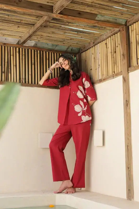 Rosewood Cotton Co-ord Set