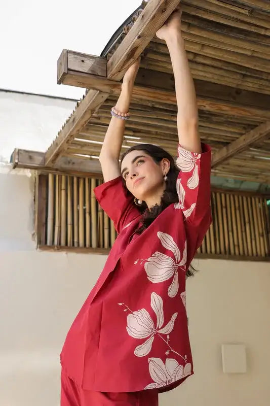 Rosewood Cotton Co-ord Set