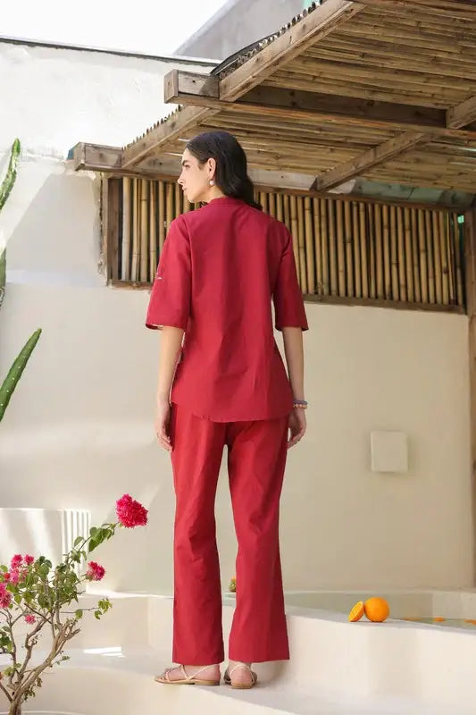 Rosewood Cotton Co-ord Set