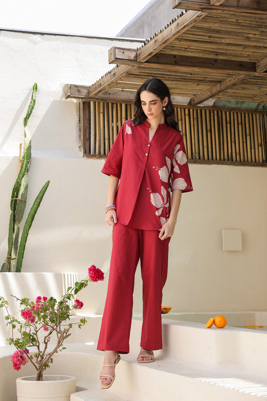 Rosewood Cotton Co-ord Set