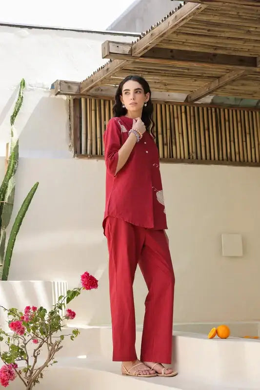 Rosewood Cotton Co-ord Set