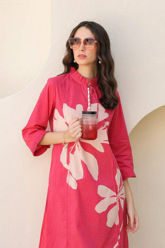 Desert Rose Pink Cotton Co-ord Set