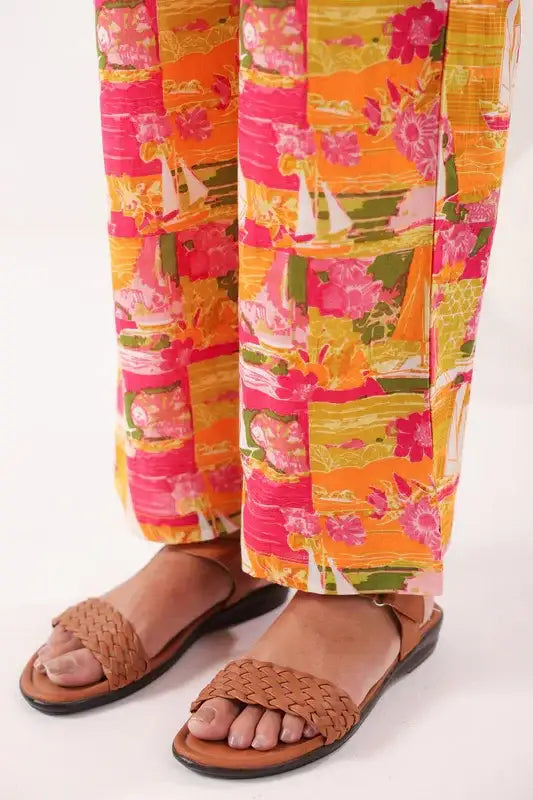 Sunburst Symphony Multi Cotton Co-ord Set