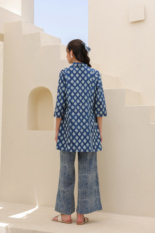 Sailing Blue Cotton Co-ord Set