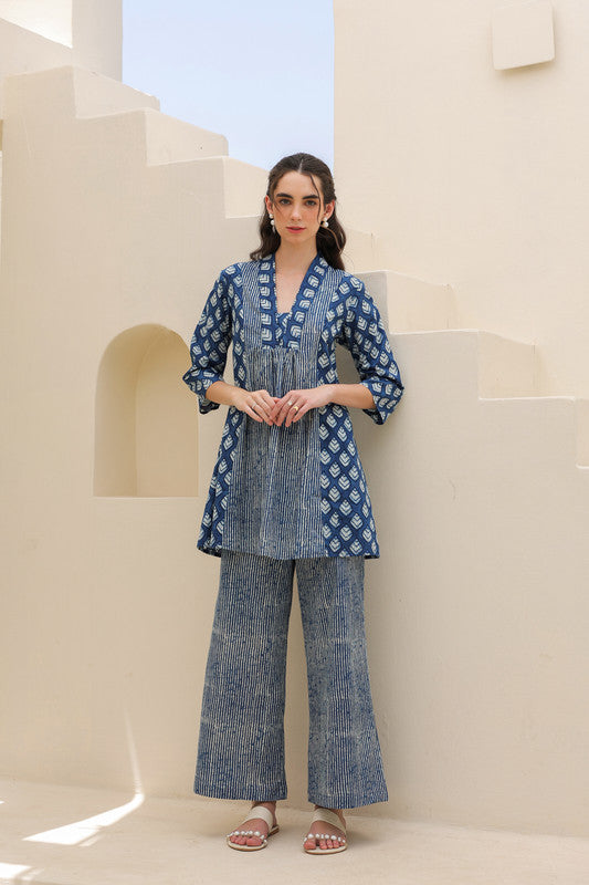 Sailing Blue Cotton Co-ord Set