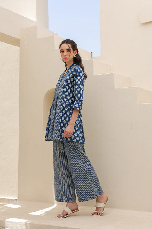 Sailing Blue Cotton Co-ord Set