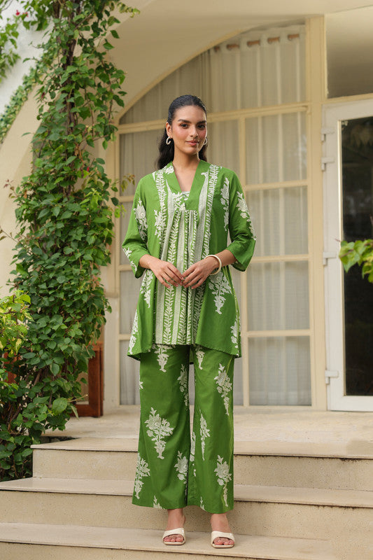 Meadow Green Floral Breeze Co-Ord Set