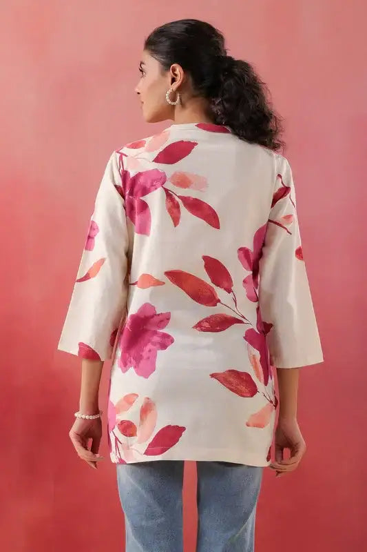 Blush Bloom Pink Cotton Flex Top