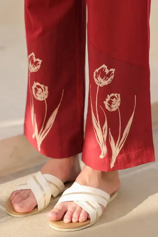 Blushing Tulip Cotton Co-ord Set