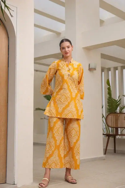 Blushing Tulip Cotton Co-ord Set