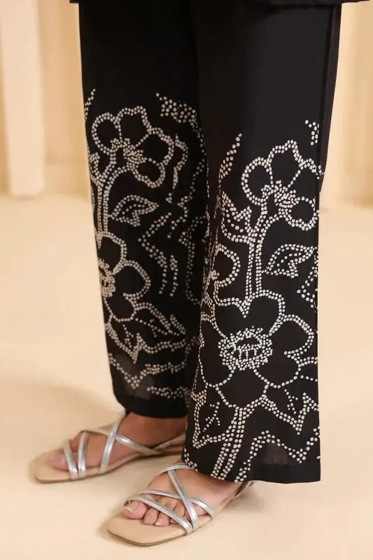 Noir Cotton Flora Co-ord Set