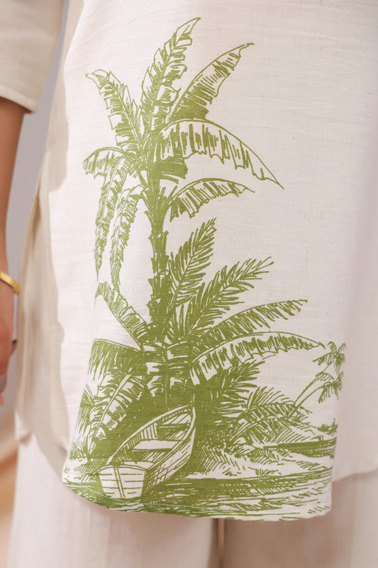 Palm Shore Cotton Flex Co-ord Set