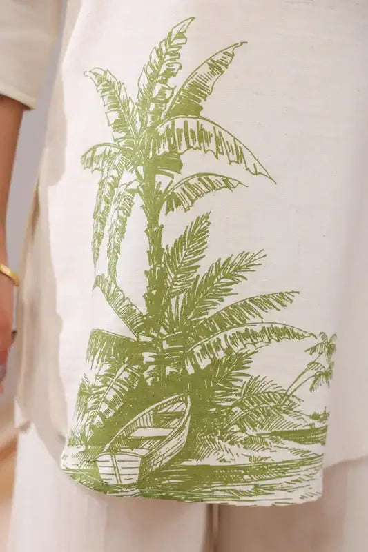 Palm Shore Cotton Flex Co-ord Set