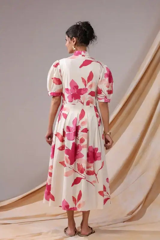 Rosewood Garden Cotton Flex Dress