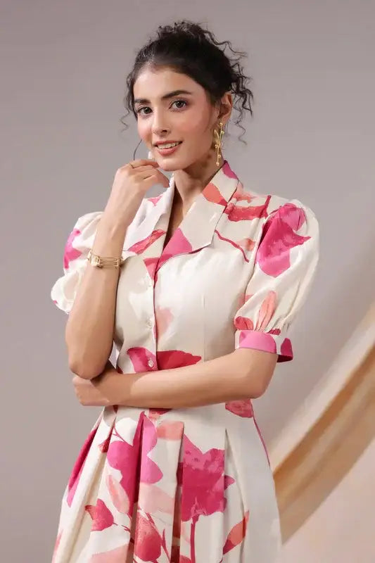 Rosewood Garden Cotton Flex Dress