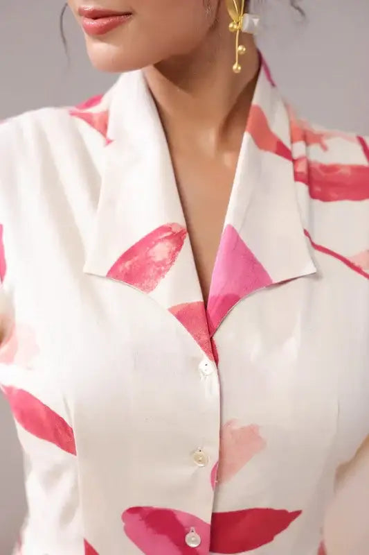 Rosewood Garden Cotton Flex Dress