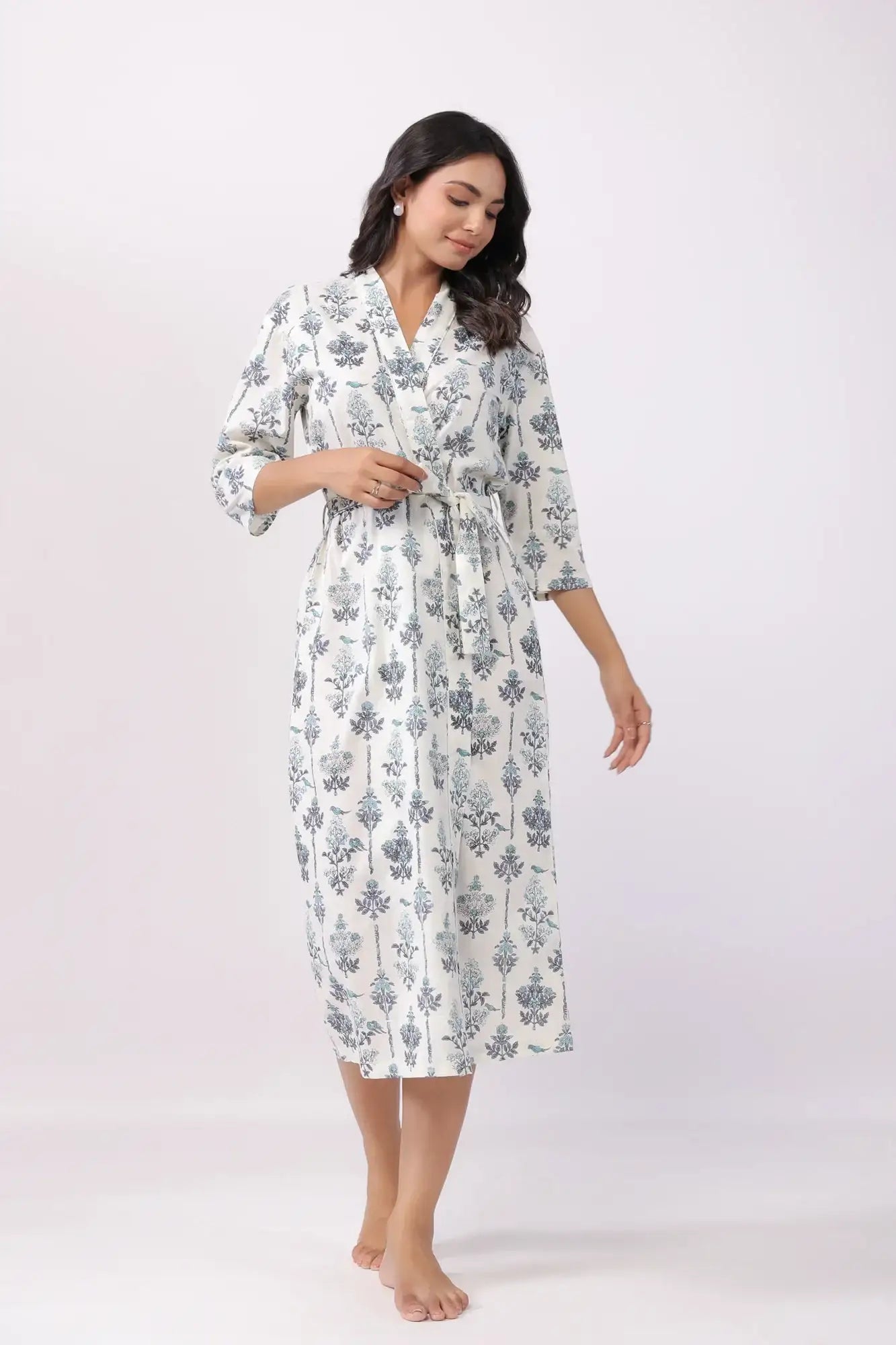 Heritage Hues White Robe