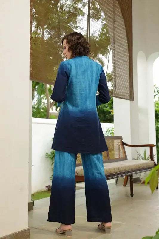 Ocean Ombre Cotton Co-ord Set