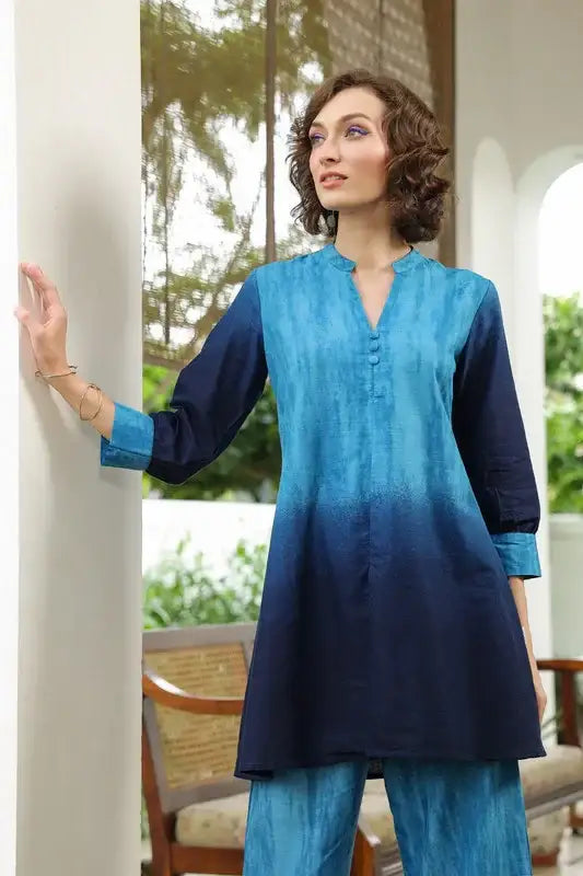 Ocean Ombre Cotton Co-ord Set