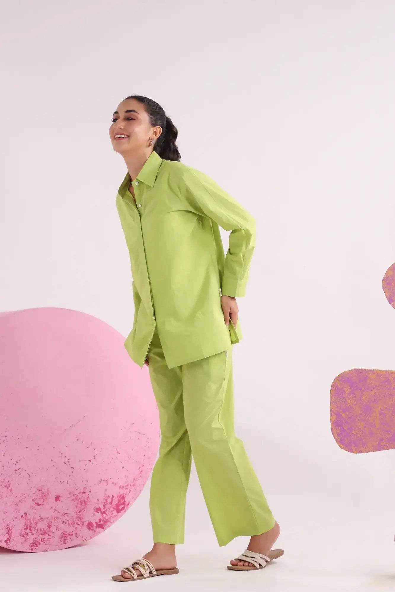 Sleek Simplicity Cotton Co-ord Set