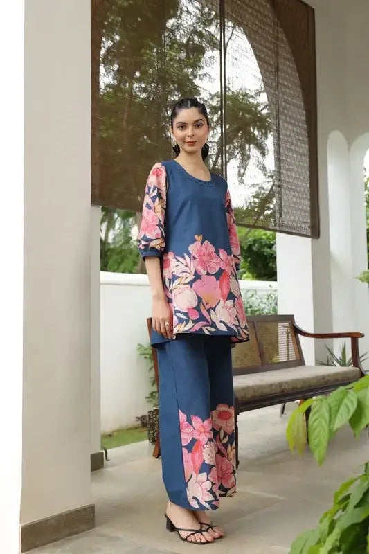 Nautical Rose Cotton Co-ord Set