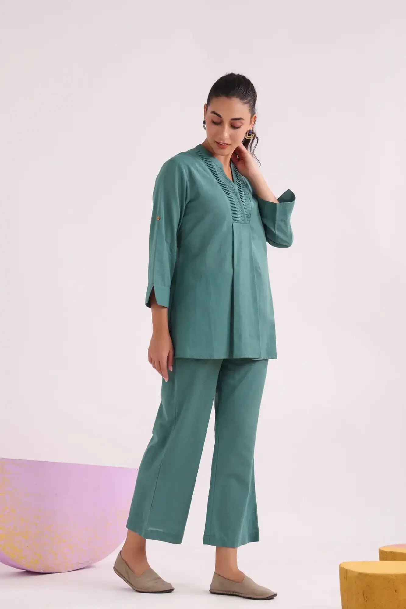 Refined Relaxation Cotton Flex Co-ord Set