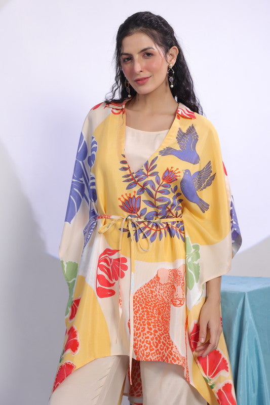 Multicolour Printed Resort Wear Co-Ord Set