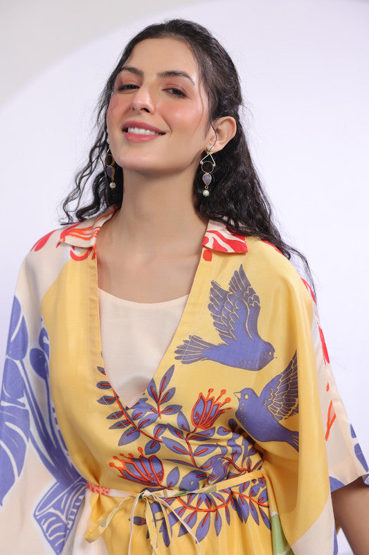 Multicolour Printed Resort Wear Co-Ord Set