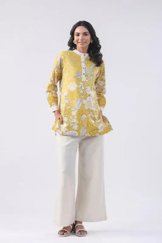 Citrus Bloom Cotton Co-ord Set