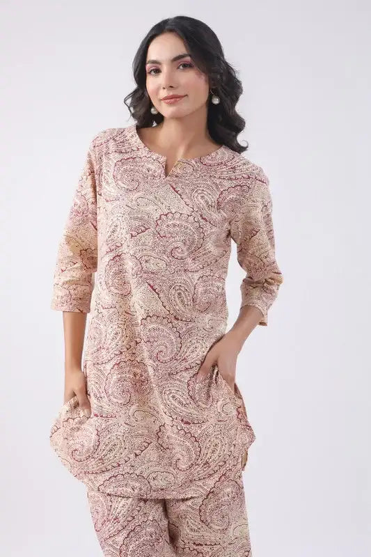 Camellia Cotton Flex Loungewear Set
