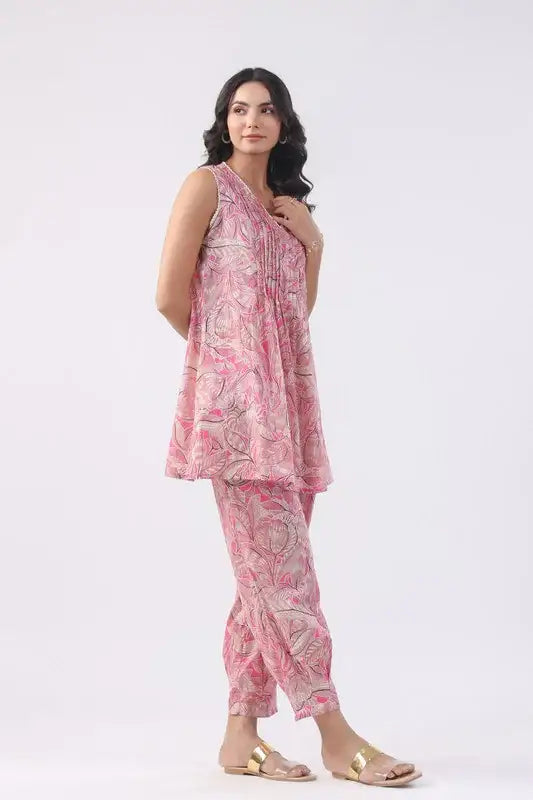 Raspberry Cotton Co-ord Set