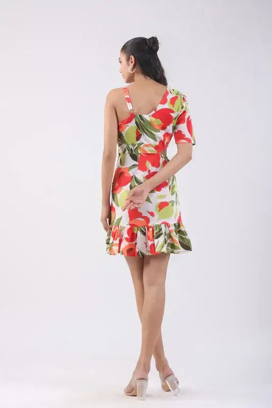 Tropical Lush Cotton Dress