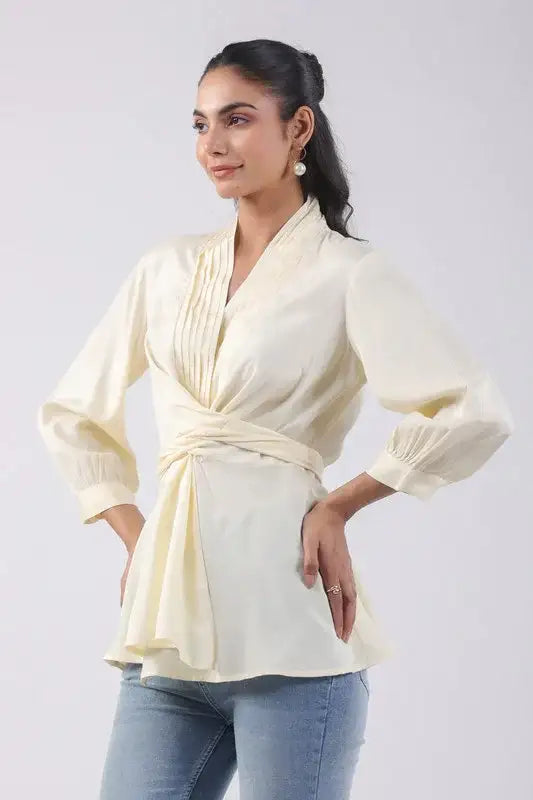 Pearl Mist Russian Silk Top